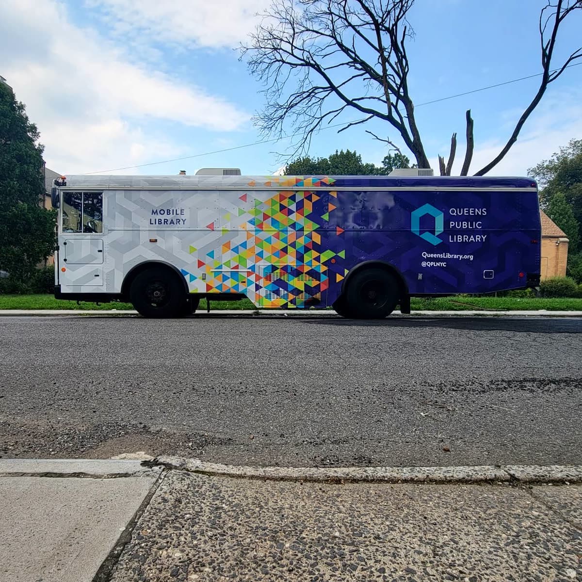 Congratulations to @qplnyc for getting their new logo! We were honored to wrap their bus with a full custom print using Avery Dennison.